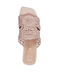 Bandolino Women's Melvana Woven Kitten Heel Sandals