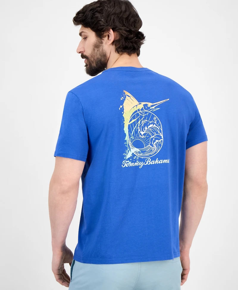 Tommy Bahama Men's Marlin Wave Graphic T-Shirt