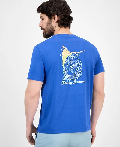 Tommy Bahama Men's Marlin Wave Graphic T-Shirt