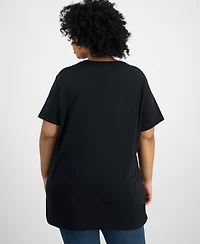 Hybrid Apparel Trendy Plus Cotton Aretha Franklin Graphic Tee
