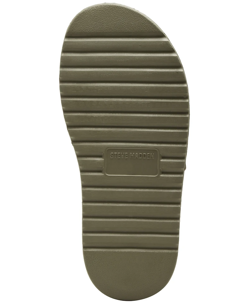 Steve Madden Women's Bigschmona Platform Slide Sandals