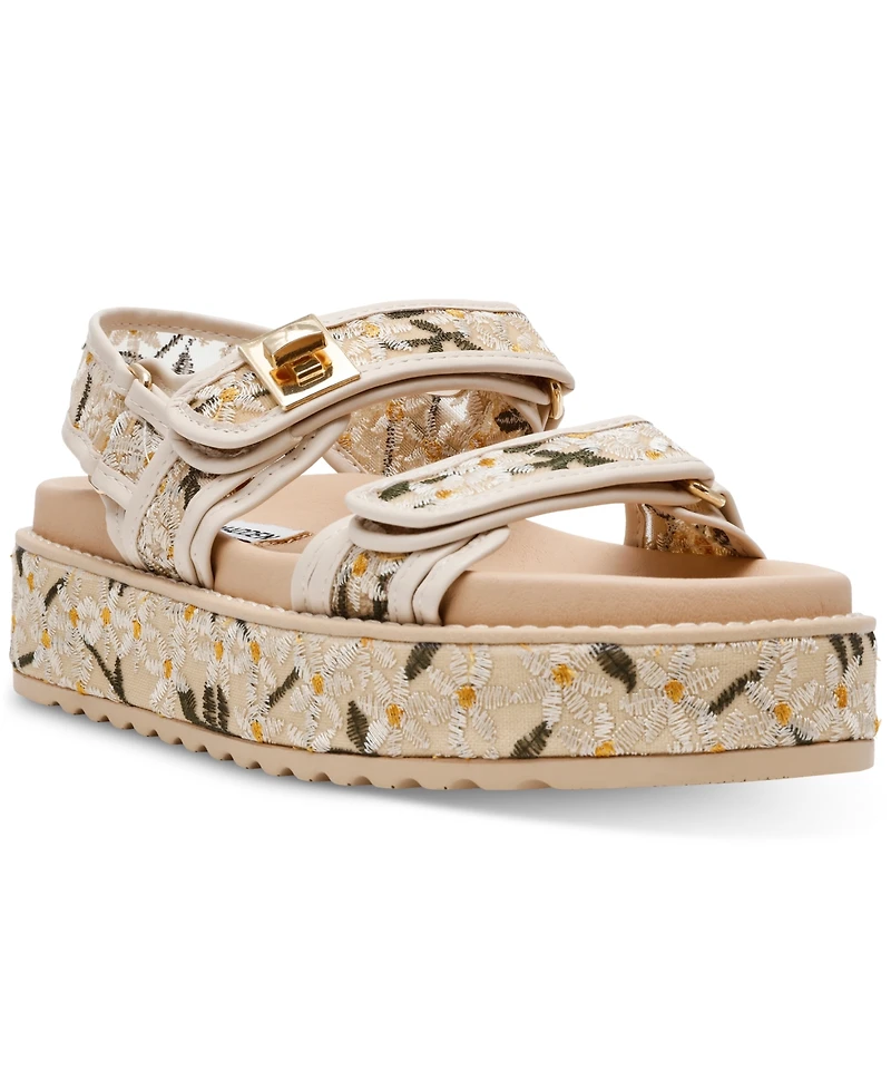 Steve Madden Women's Bigmona Platform Footbed Sandals
