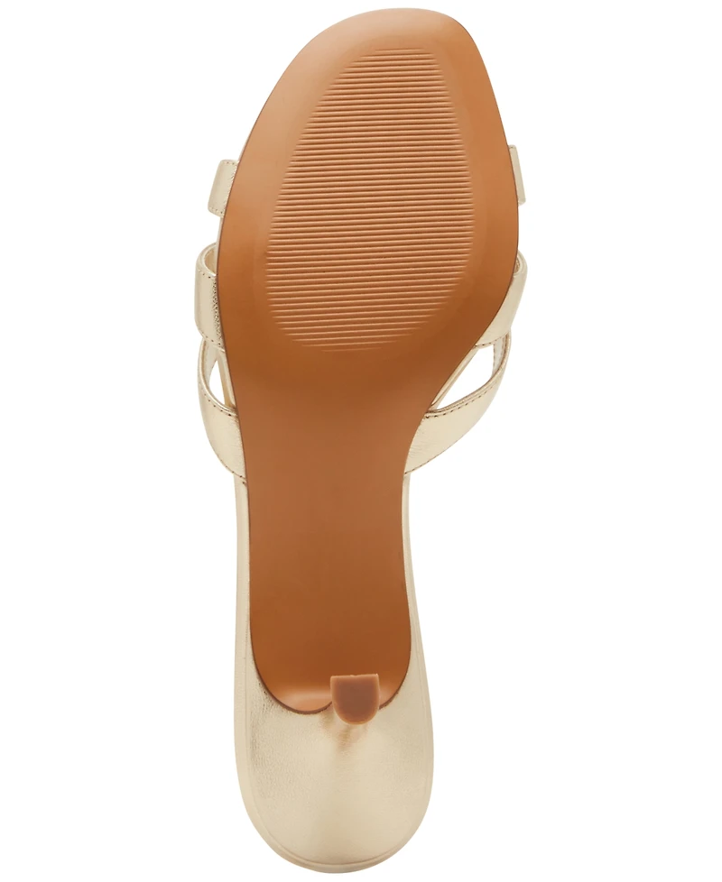 Steve Madden Women's Cary Strappy Kitten-Heel Mule Sandals