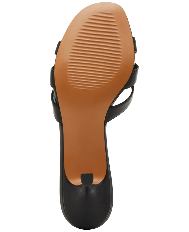 Steve Madden Women's Cary Strappy Kitten-Heel Mule Sandals
