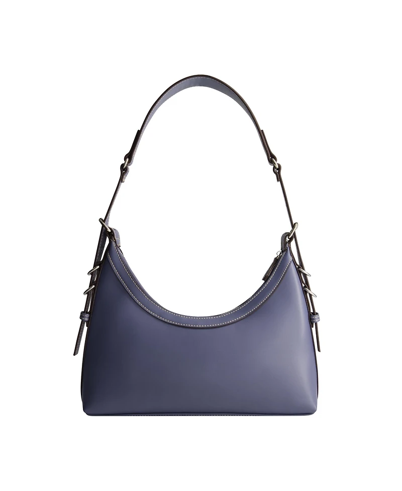 Tommy Bahama Debossed Logo Zip-Top Hobo Bag