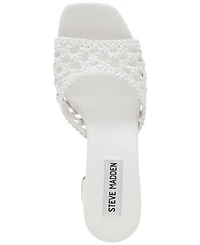 Steve Madden Women's Mania Woven Block-Heel Sandals