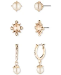Marchesa Gold Tone Crystal Imitation Pearl Jewelry Collection
