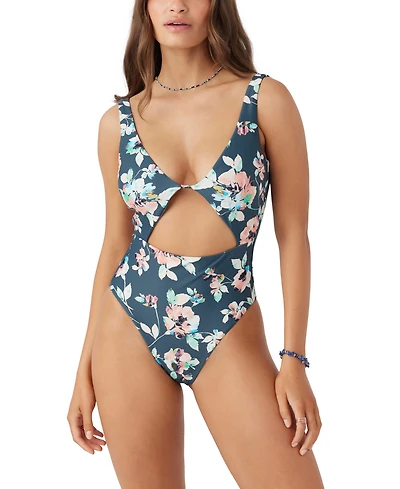 O'Neill Juniors' Melody Floral Morro Bay One Piece