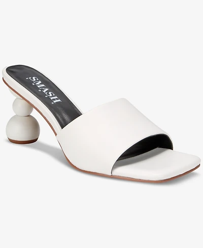 Smash Shoes Women's Aria Bubble Heeled Dress Sandals - Extended Sizes Available