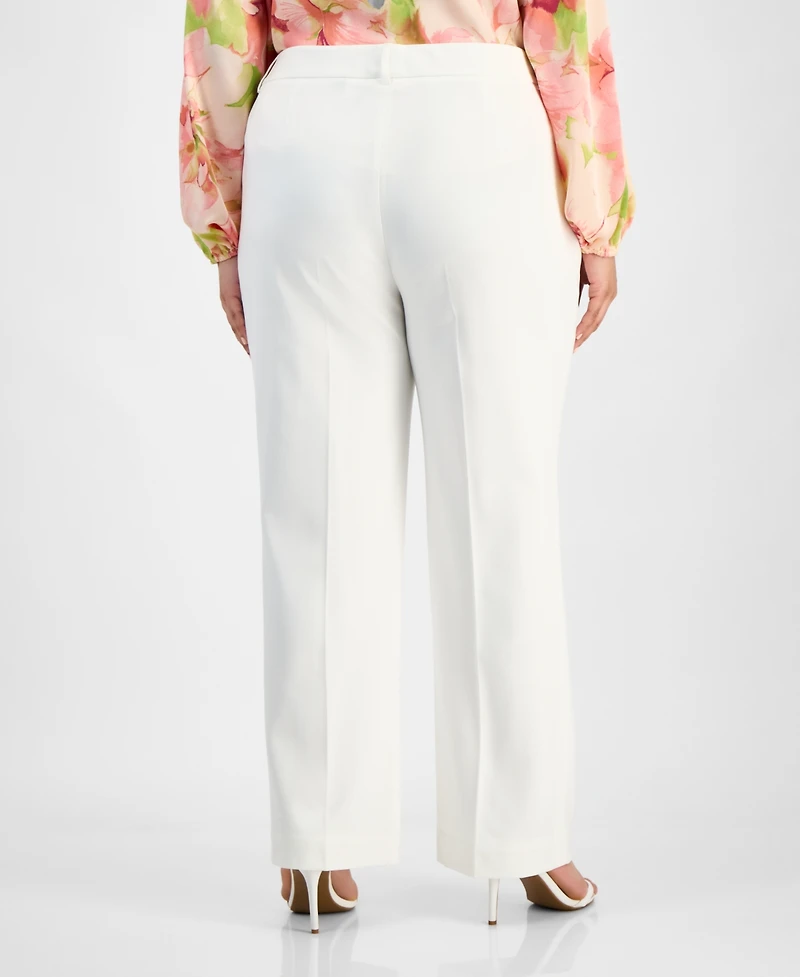 Tahari Asl Plus Bird Eye Pants
