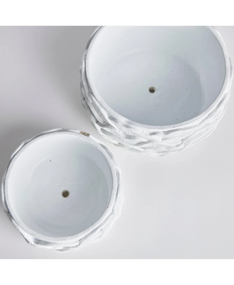 Ashika Low Flowerpot Planters Set of 2
