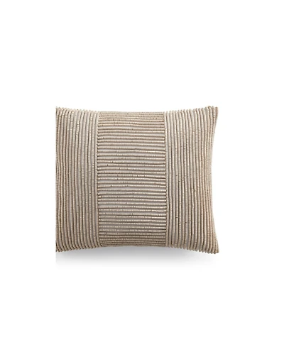 Donna Karan Home Block Bead Decorative Pillow, 16" x 20"