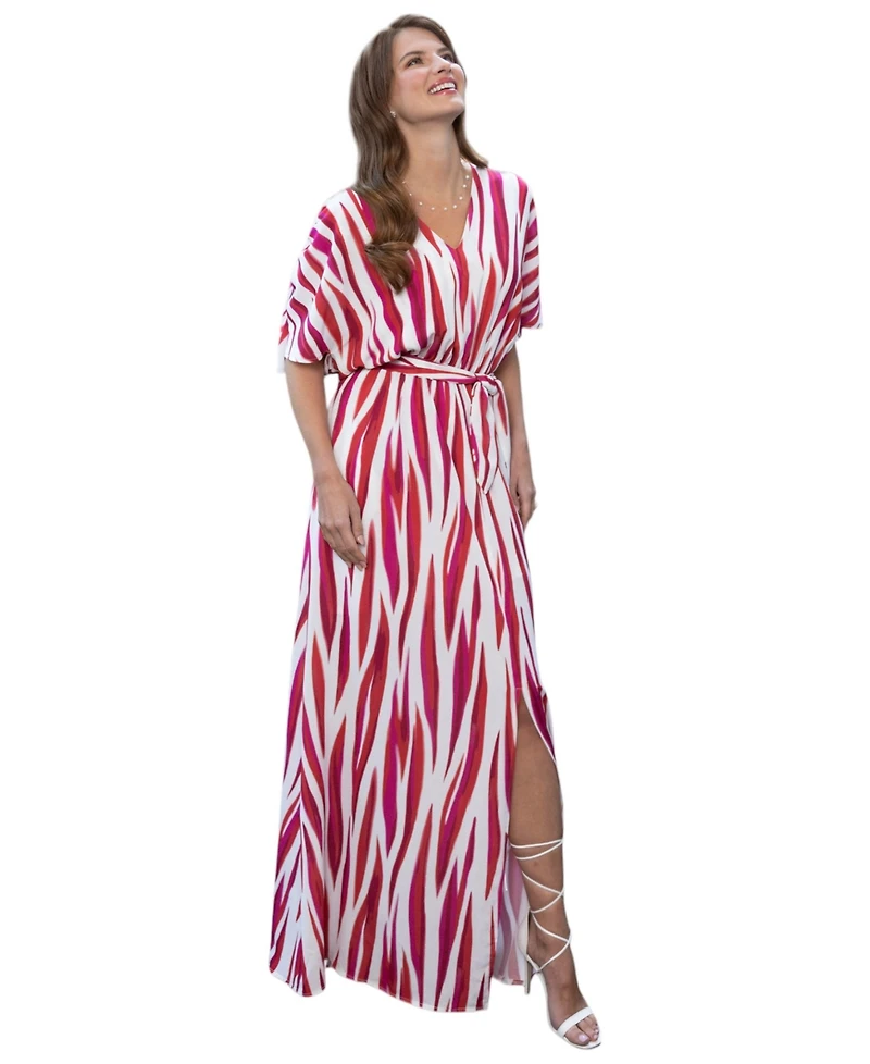 HotSquash London Women's Oversized Split Front Maxi Dress