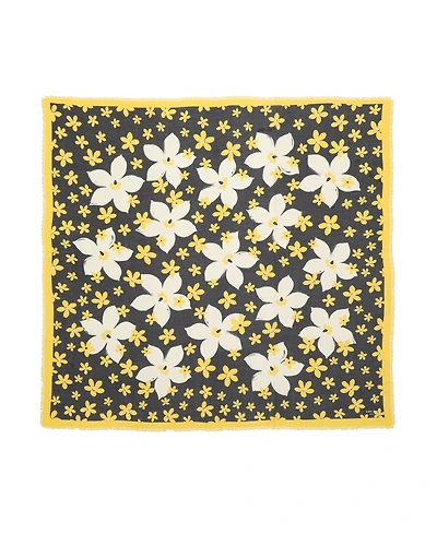 Kate Spade New York Women's Summer Blooms Large Square Scarf