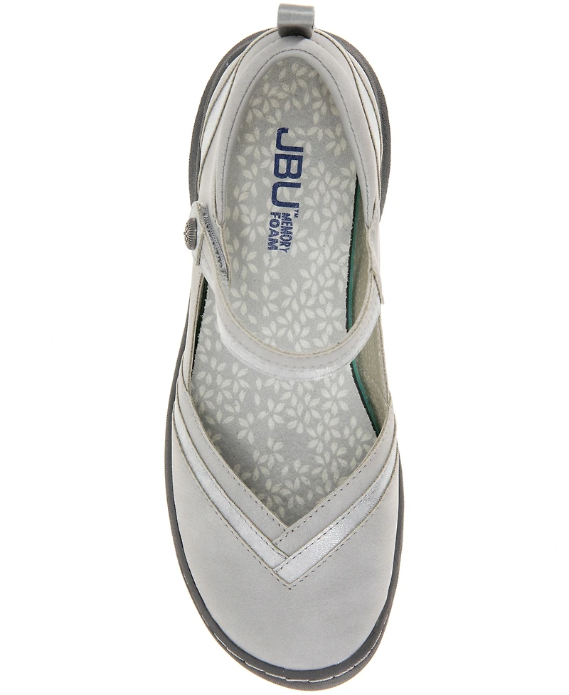 Jbu Women's Raven Round Toe Flats