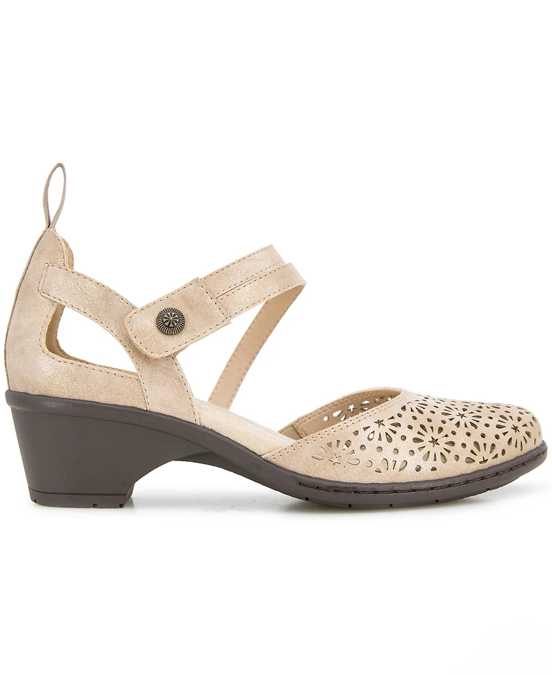 Jbu Women's Bethany Mary Jane Heel Shoe