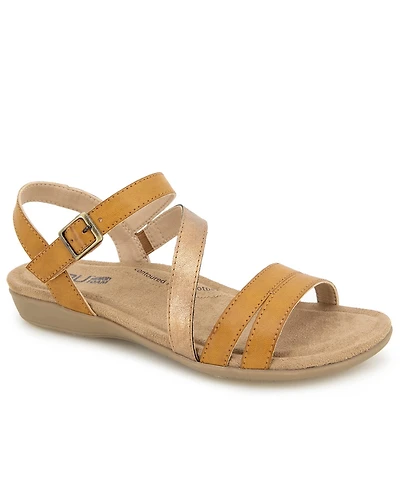 Jbu Women's Amalfi Flat Sandal