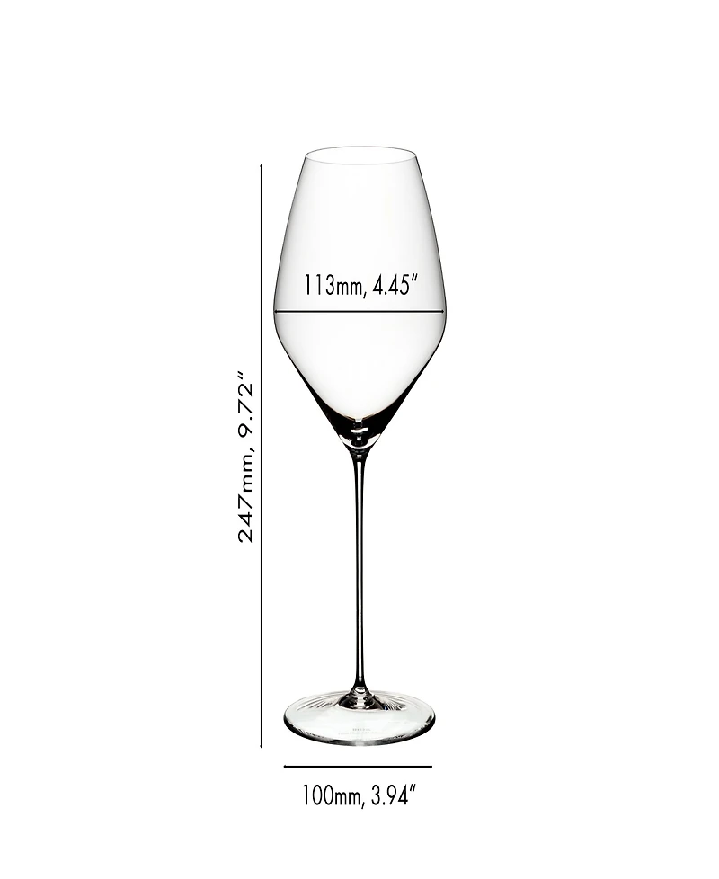 Riedel Veloce Pinot Noir Wine Glasses, Set of 2