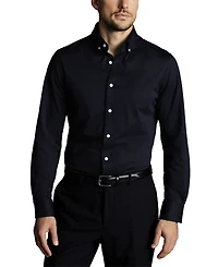 Charles Tyrwhitt Men's Four-Way Stretch Jersey Button Down Shirt