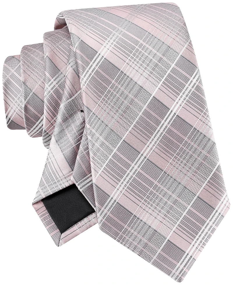 Calvin Klein Men's Ombre Plaid Tie