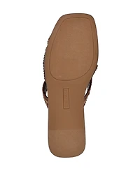 Nine West Women's Omansa Square Toe Casual Flat Sandals