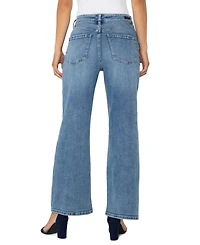 Liverpool Los Angeles Women's Stride High Rise Wide Leg Jeans