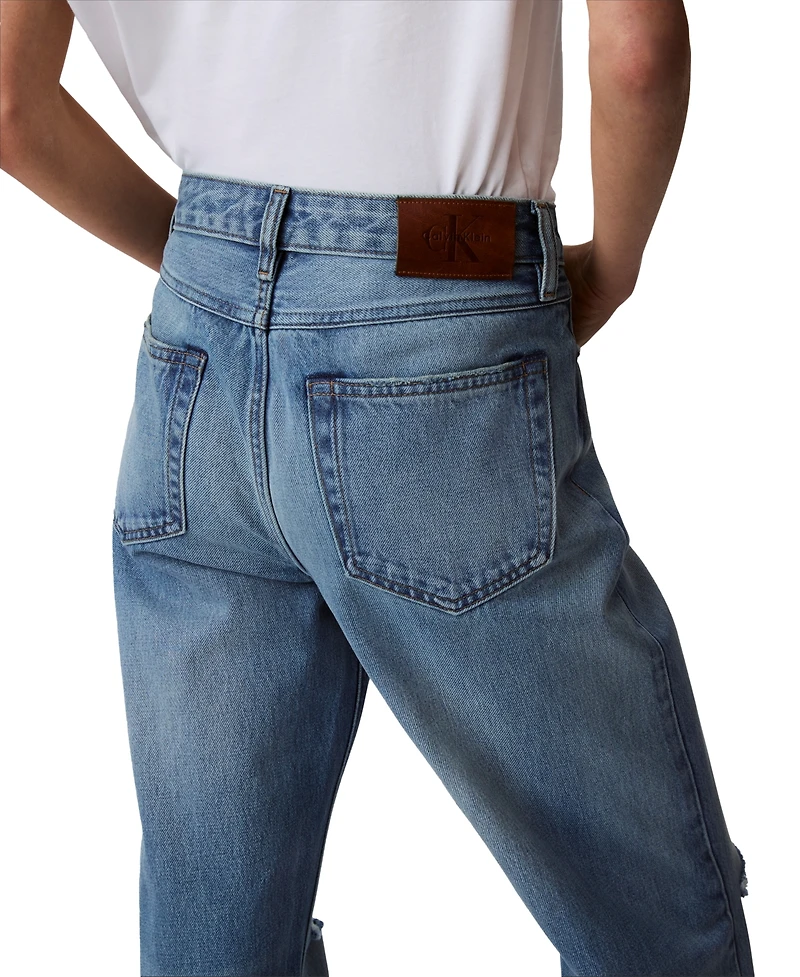 Calvin Klein Jeans Women's 90s Straight-Leg Rigid