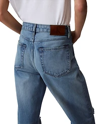 Calvin Klein Jeans Women's 90s Straight-Leg Rigid