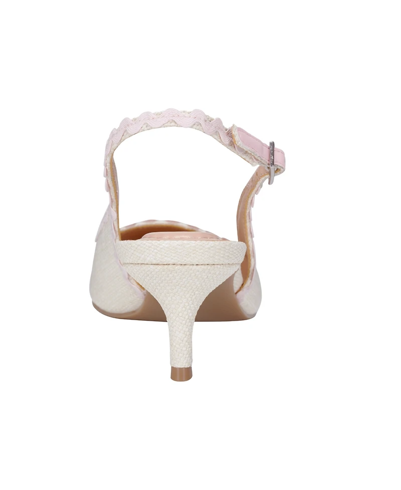 Bandolino Women's Albas Kitten Heel Slingback Pumps