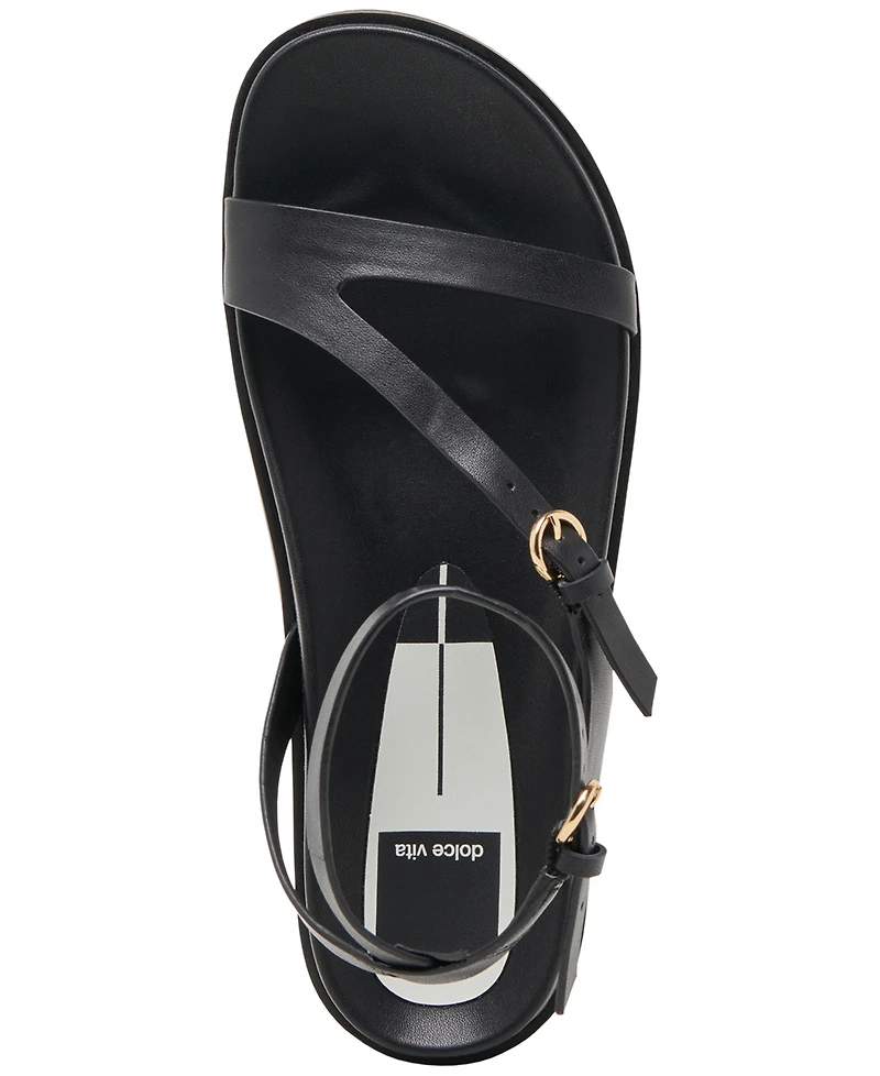 Dolce Vita Women's Darlis Strappy Footbed Flat Sandals