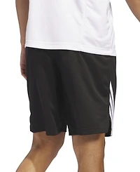 adidas Men's Three-Stripes Legends Basketball Shorts 9"