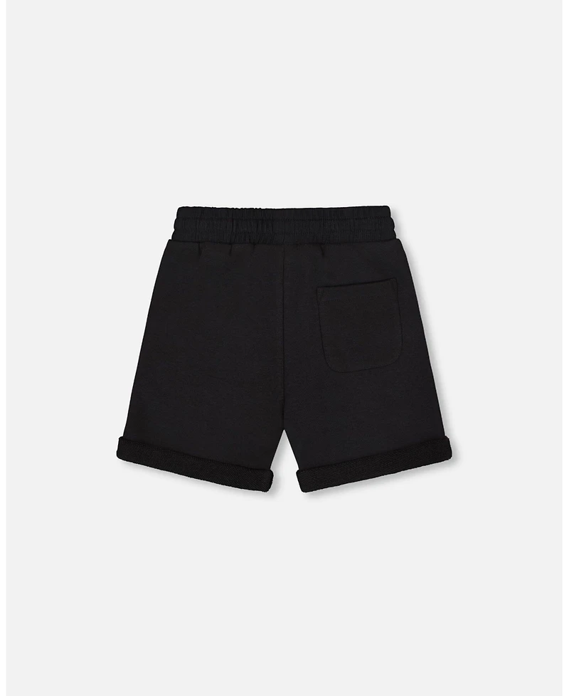 Deux par Toddler Boys French Terry Short Black - Toddler|Child