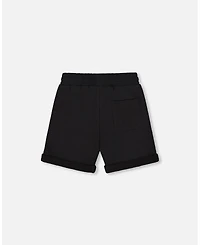 Deux par Toddler Boys French Terry Short Black - Toddler|Child