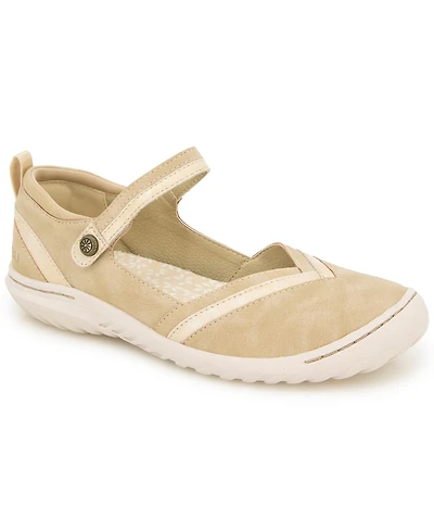 Jbu Women's Raven Round Toe Flats