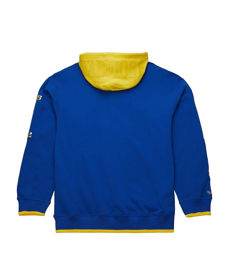 Mitchell & Ness Men's Royal Golden State Warriors Hardwood Classics Team Og 3.0 Pullover Hoodie