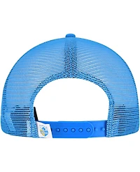 New Era Men's Powder Blue Los Angeles Chargers Throwback Main Trucker 9FIFTY Snapback Hat