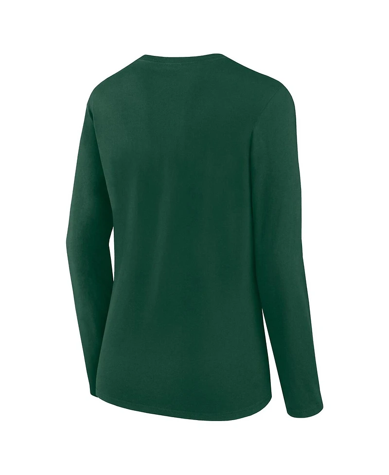 Fanatics Women's Green Bay Packers Long Sleeve Scoop Neck T-Shirt
