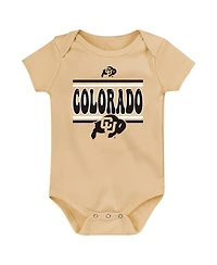 Outerstuff Newborn Black Colorado Buffaloes Sunday Comics 3-Pack Bodysuit Set
