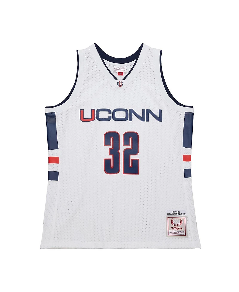 Mitchell & Ness Men's White Richard Hamilton UConn Huskies 1998/99 Jersey