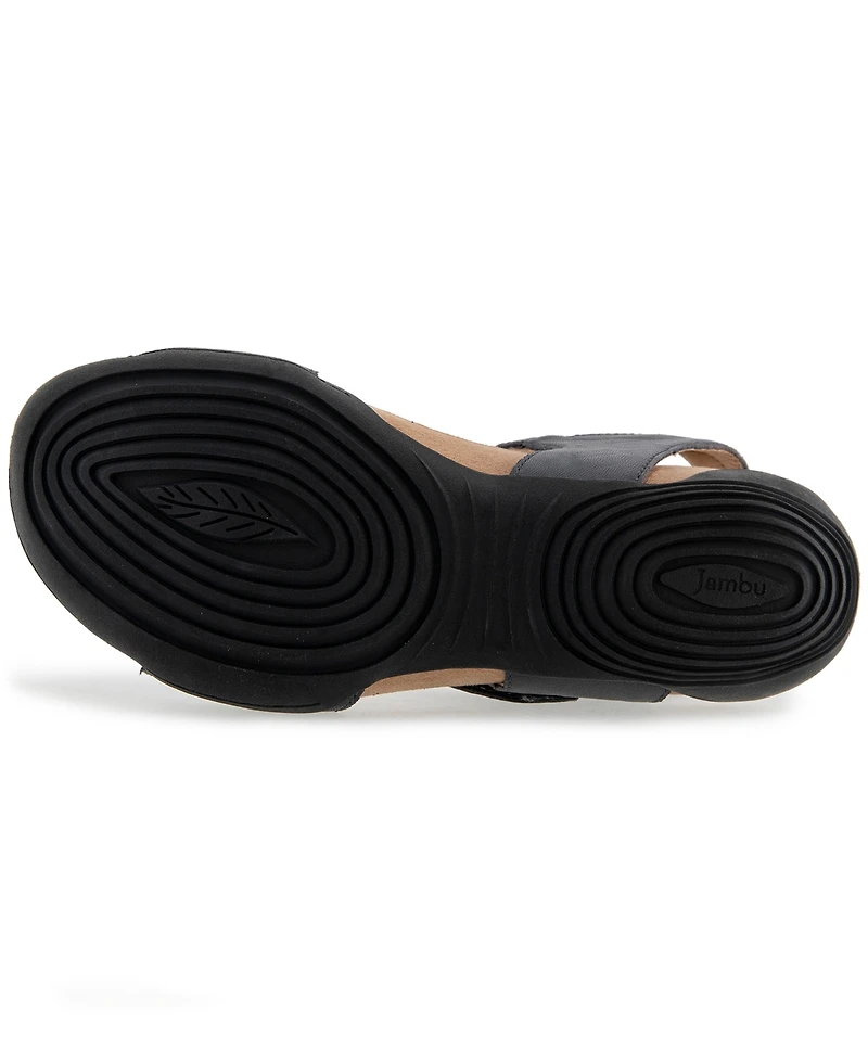 Jambu Women's Makayla Slip on Casual Flat Sandals