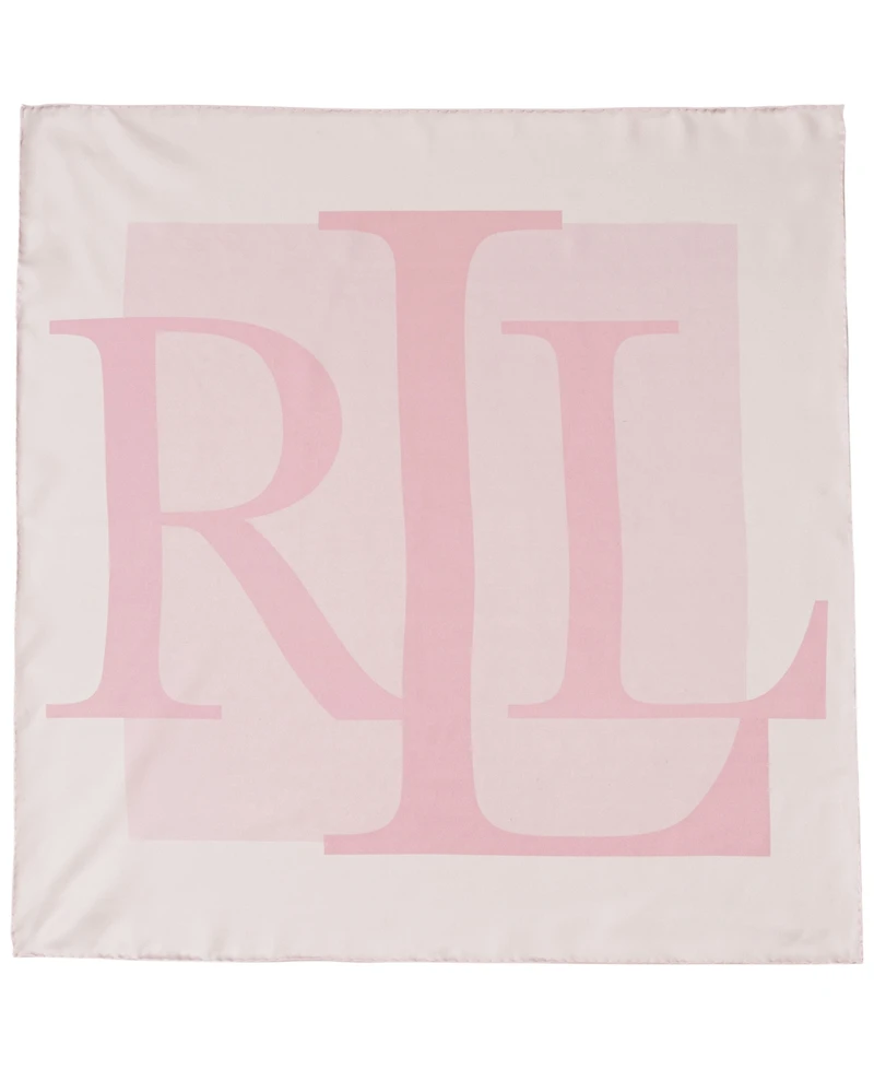 Lauren Ralph Printed Logo Square Scarf