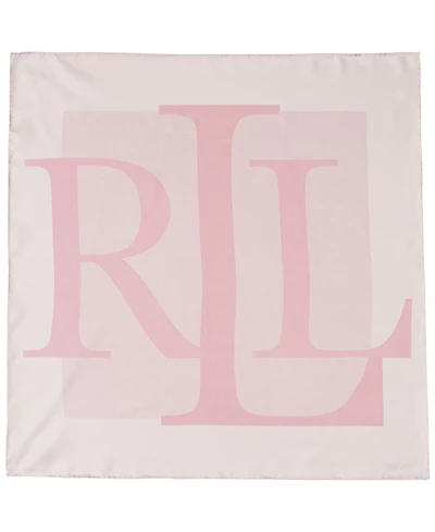 Lauren Ralph Printed Logo Square Scarf