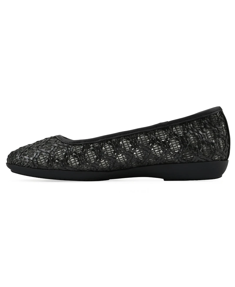 Cliffs by White Mountain Women's Cariann Ballet Round Toe Flats