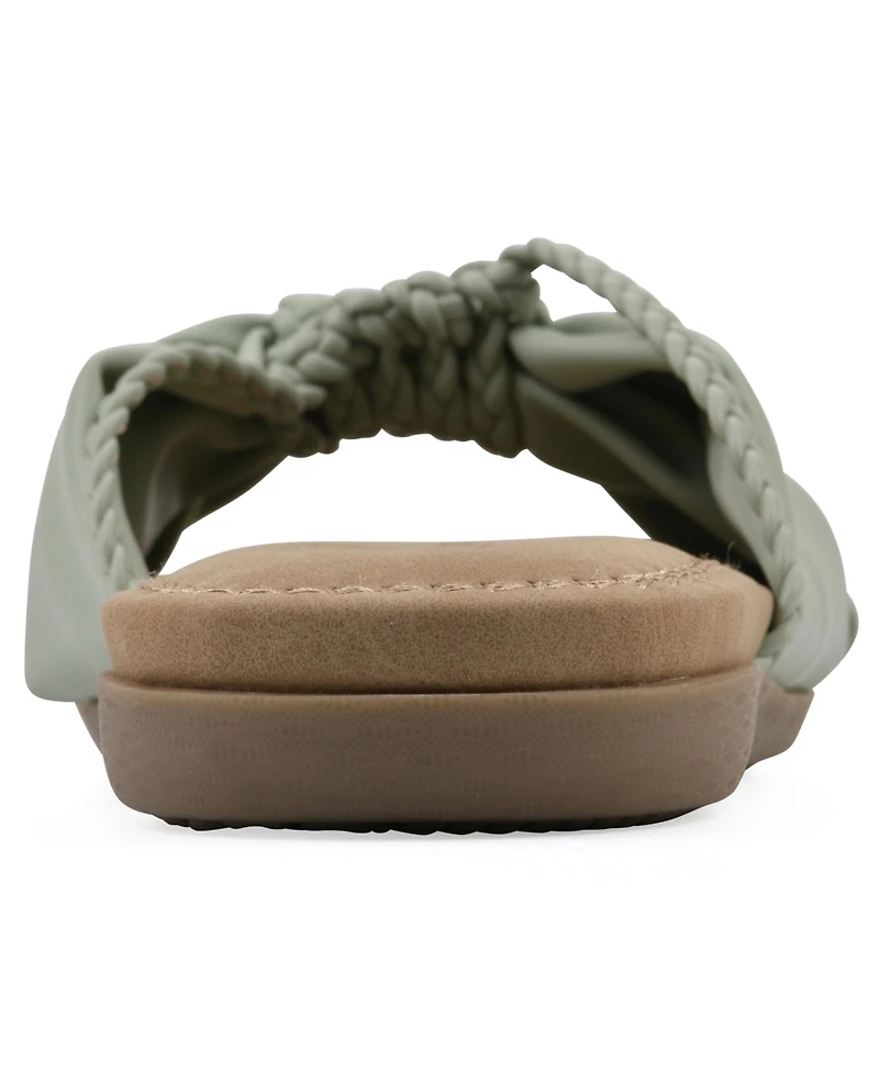 Cliffs by White Mountain Women's Fasha Slide Slip-On Sandals