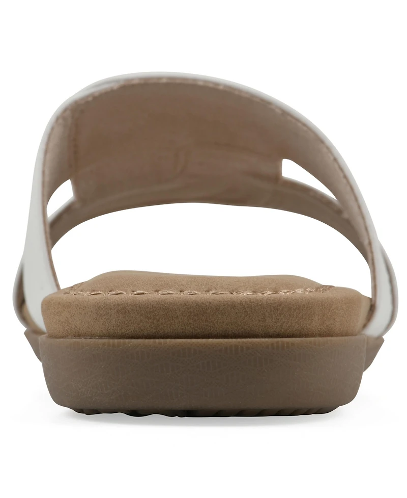 Cliffs by White Mountain Women's Fraida Slide Slip-On Sandals