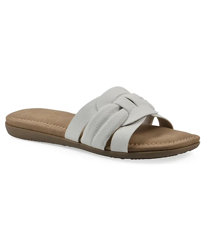 Cliffs by White Mountain Women's Fraley Slide Slip-On Sandals