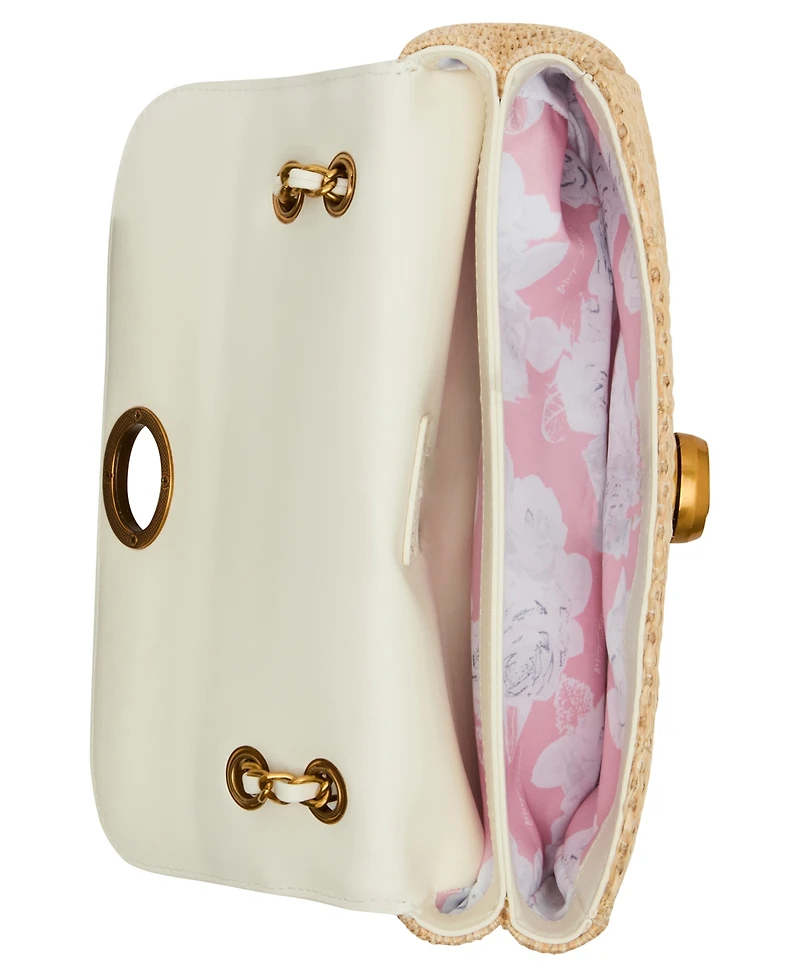 Betsey Johnson Icon Hearts Flap Small Crossbody Bag