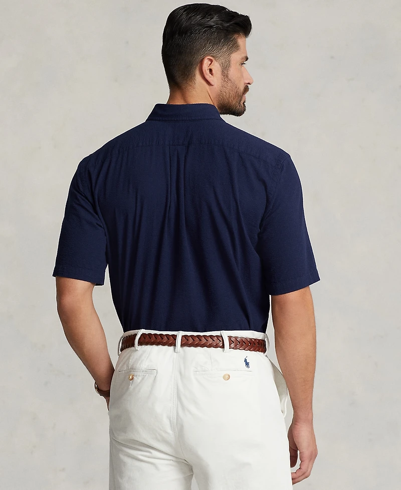 Polo Ralph Lauren Men's Big & Tall Seersucker Shirt