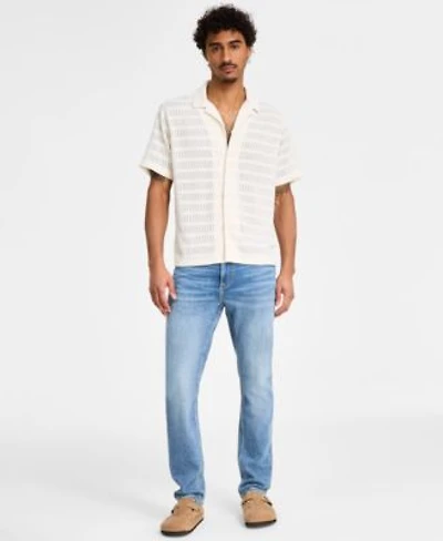 Sun Stone Mens Printed Camp Shirt Slim Fit Cyprus Jeans Exclusively At Macys