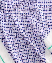 On 34th Pleated Geo-Dot Square Scarf, Exclusively at Macy's